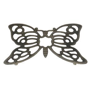 Leonard Silverplated Butterfly Trivet Cooling Rack 10.75" x 7" Italy Wall Decor